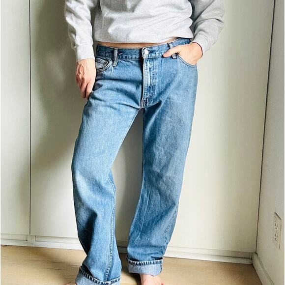 Levi's 505 Other - Levi's 505 Denim Jeans Size Waist 35 Classic Loose Fit Baggy Medium Wash